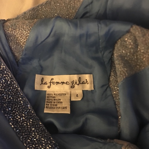 La Femme Gilar Evening Dress - Picture 6 of 6